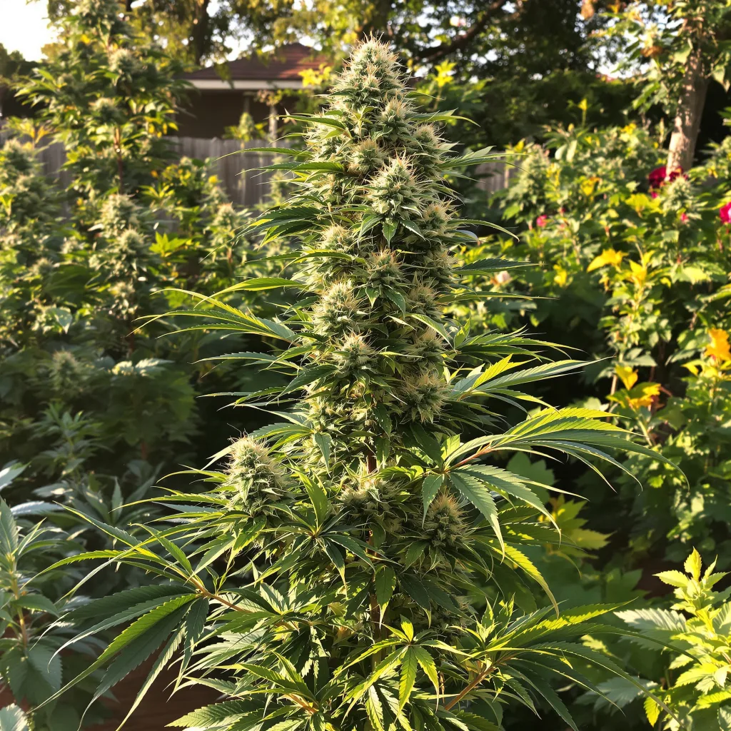 Cake Bomb 44% indica / 56% sativa — fleur avec trichomes visibles