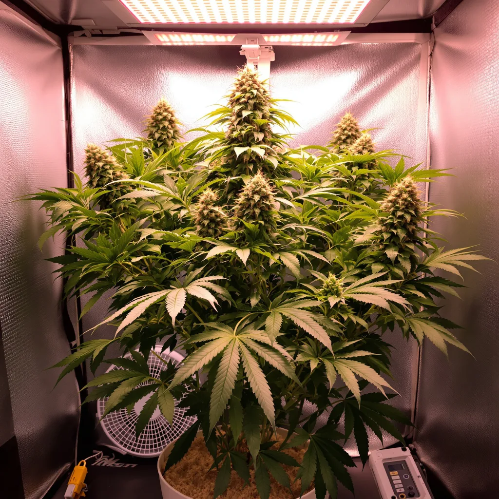 Plante de cannabis Cali Kush en floraison — 90-130 cm féminisée