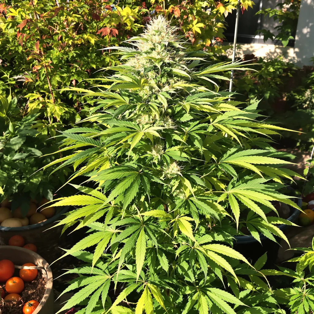 Cali Kush 90% indica / 10% sativa — fleur avec trichomes visibles