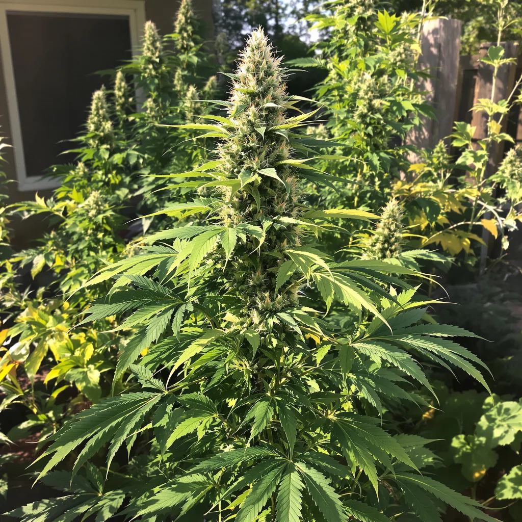 California Love 30% indica / 70% sativa — fleur avec trichomes visibles
