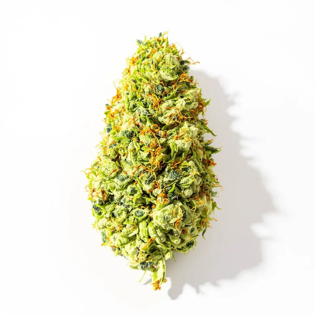 California Love 30% indica / 70% sativa — fleur avec trichomes visibles