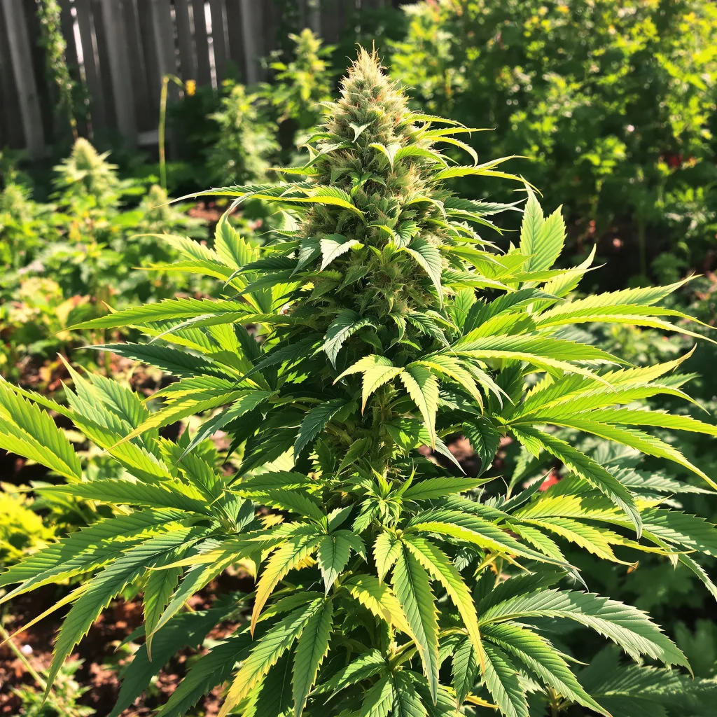 Candy Cane 88% indica / 12% sativa — fleur avec trichomes visibles