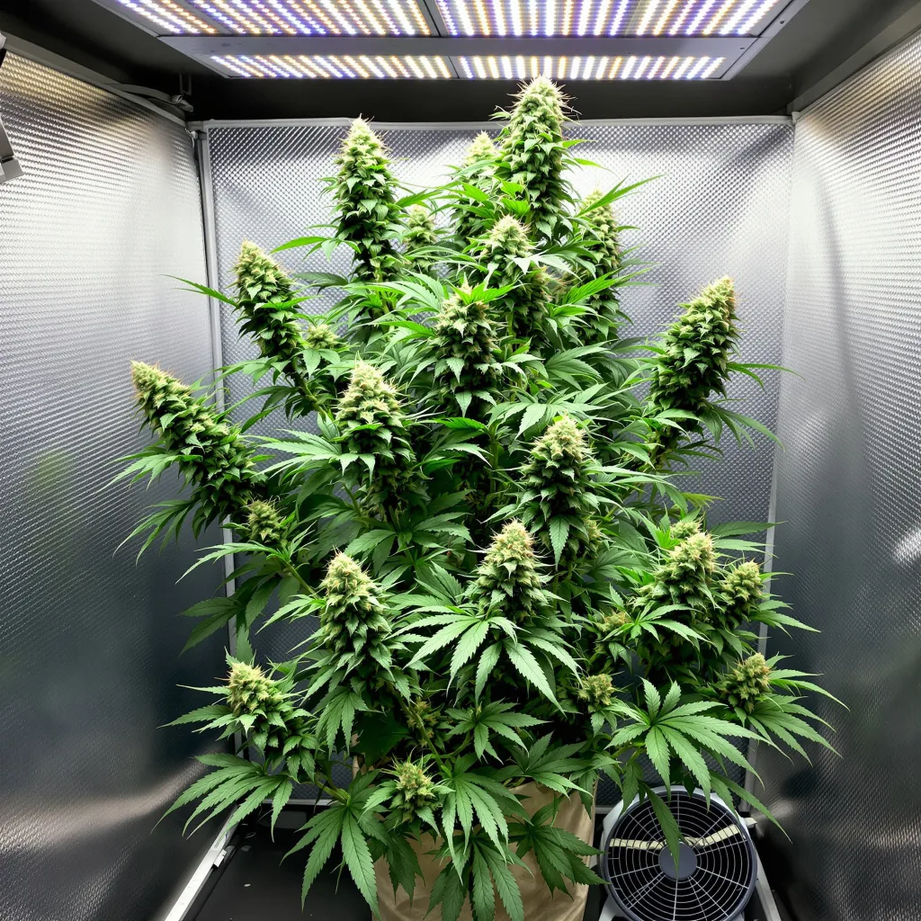 Plante de cannabis Canna-Tsu Kush en floraison — 120-180 cm féminisée