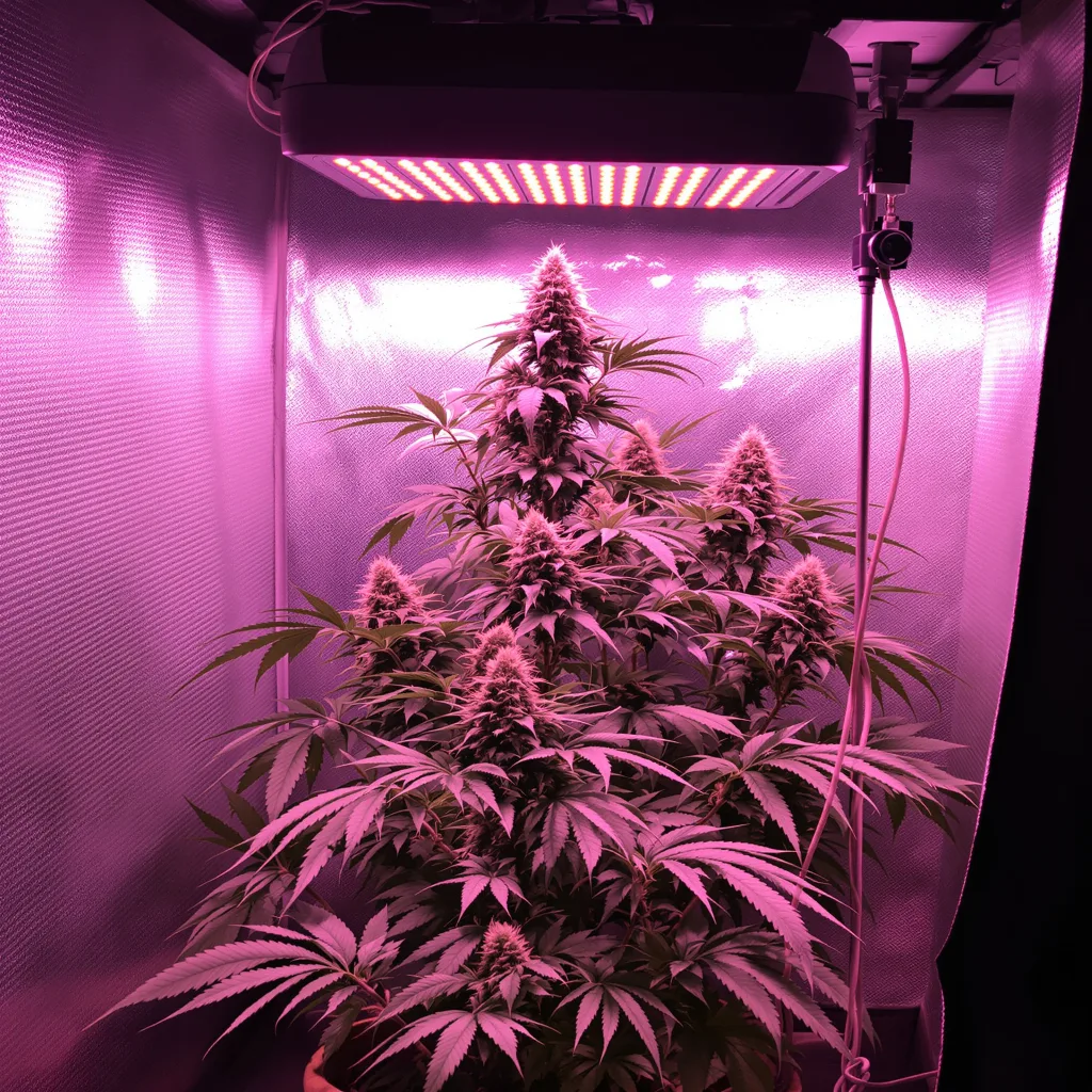 Plante de cannabis Cannalope Haze en floraison — 150-200 cm féminisée