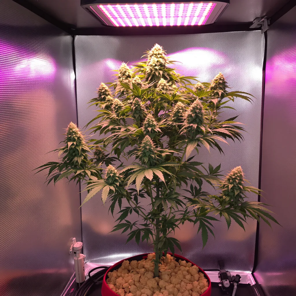 Plante de cannabis Cannalope Kush en floraison — 60-100 cm autofloraison