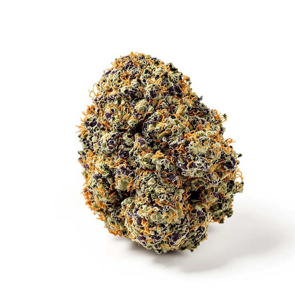 Cannatonic 84% indica / 16% sativa — fleur avec trichomes visibles