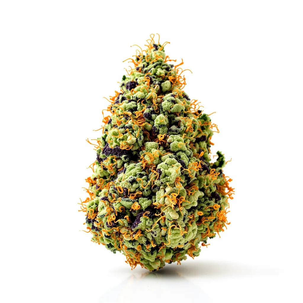 Capers 71% indica / 29% sativa — fleur avec trichomes visibles