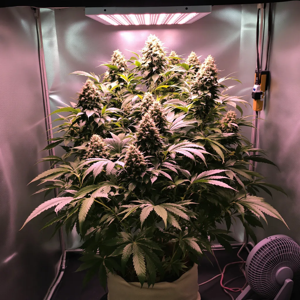 Plante de cannabis Cascadia Kush en floraison — 90-130 cm féminisée