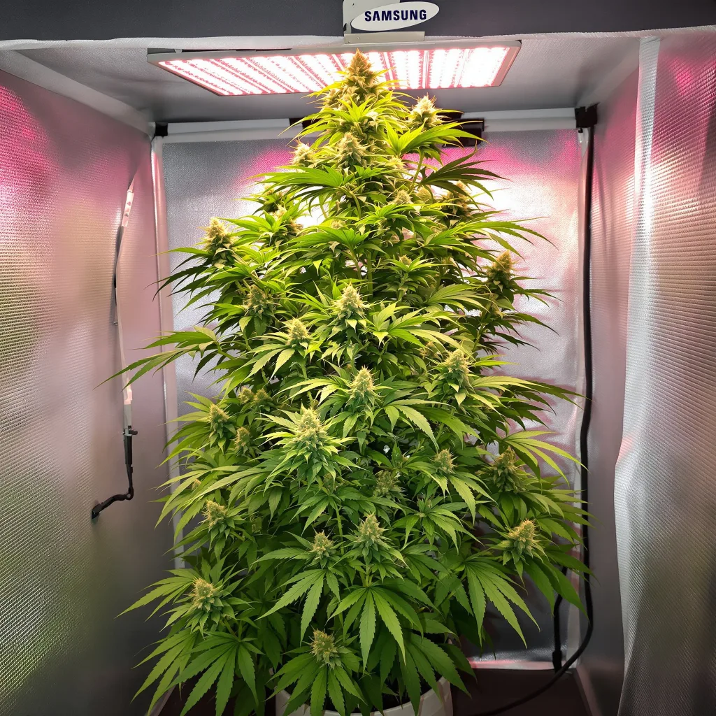 Plante de cannabis Cat Piss en floraison — 150-200 cm féminisée