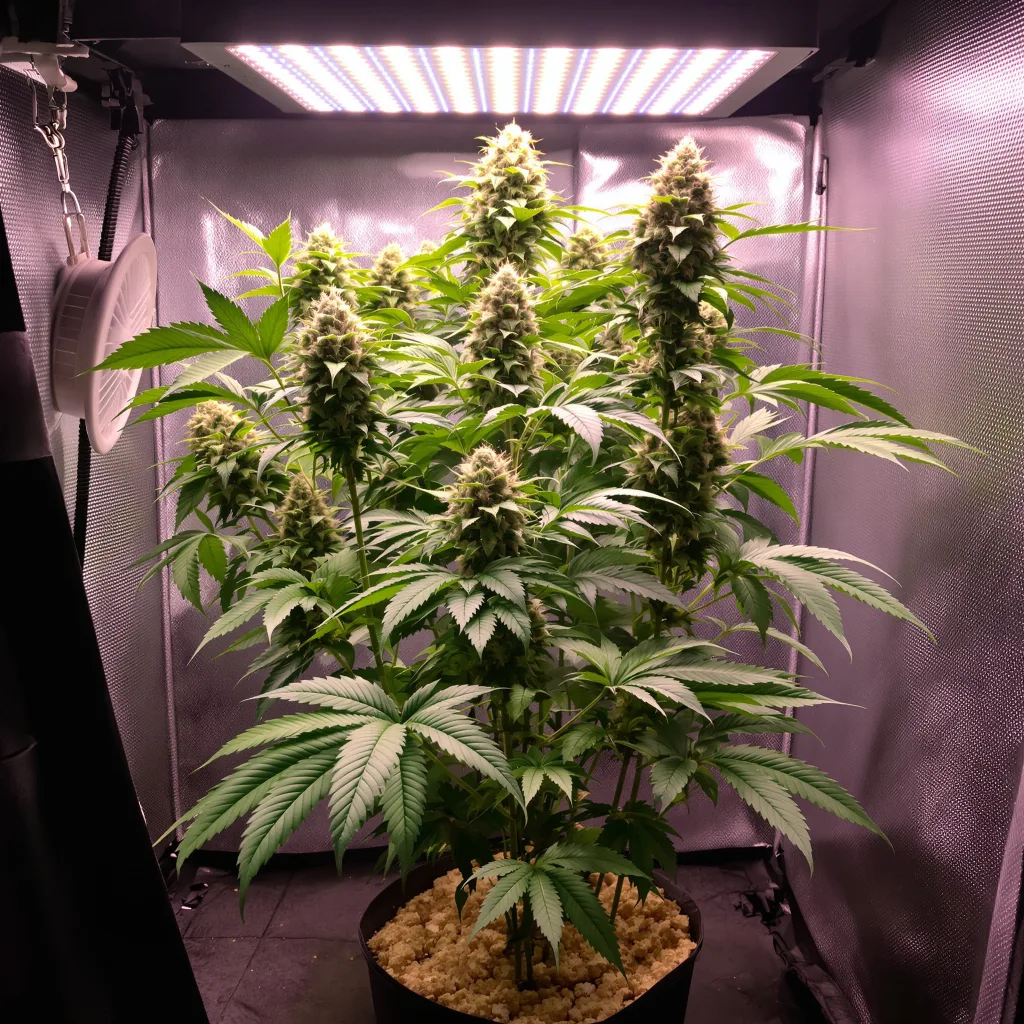 Plante de cannabis Cataract Kush en floraison — 60-100 cm autofloraison