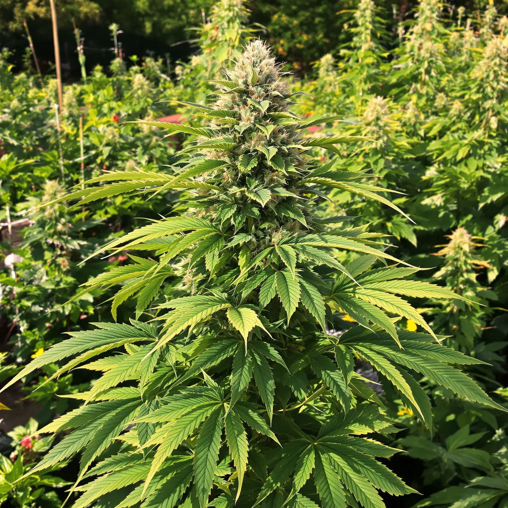 Cataract Kush 90% indica / 50% sativa — fleur avec trichomes visibles