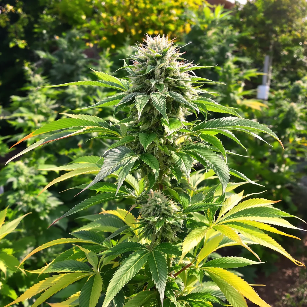 CBD ACDC 47% indica / 53% sativa — fleur avec trichomes visibles