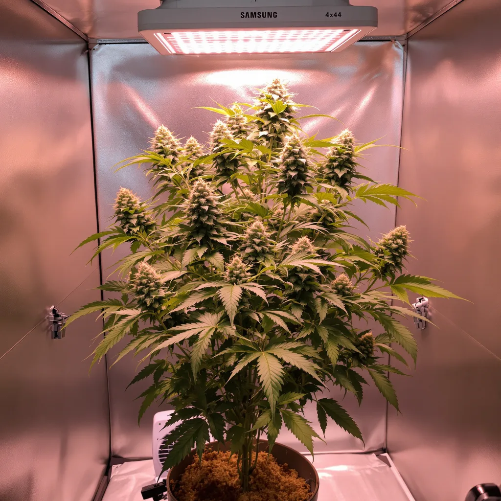 Plante de cannabis CBD Blueberry en floraison — 120-180 cm féminisée