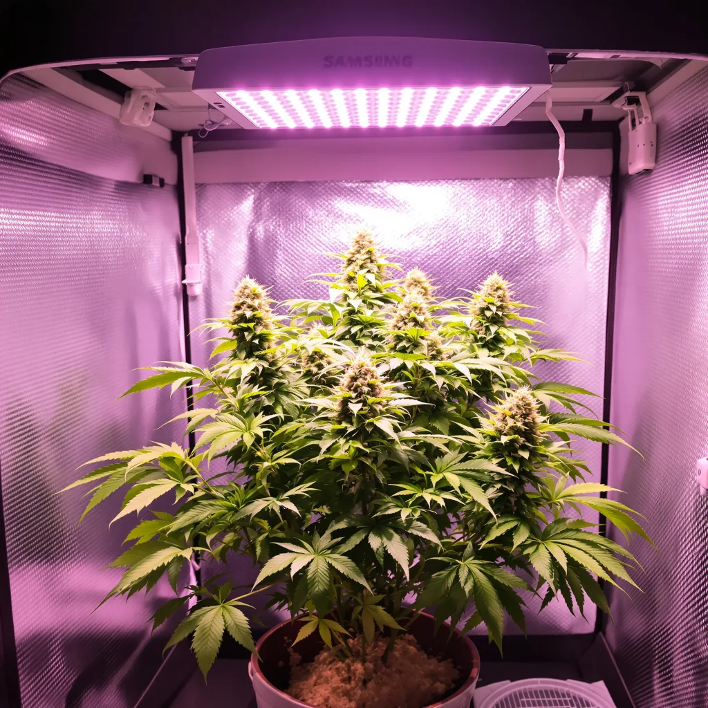 Plante de cannabis CBD Caramel en floraison — 120-180 cm féminisée