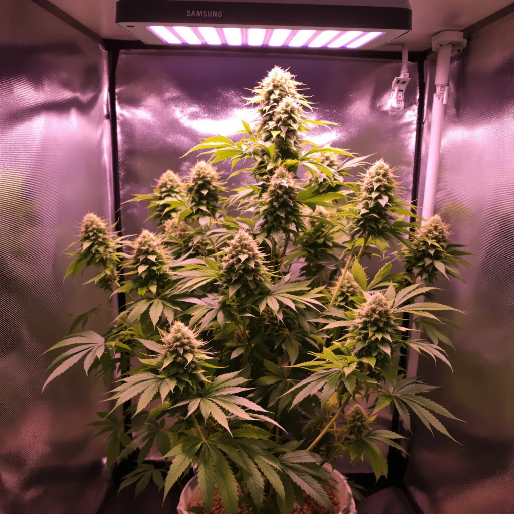 Plante de cannabis CBD Critical Cure en floraison — 120-180 cm féminisée