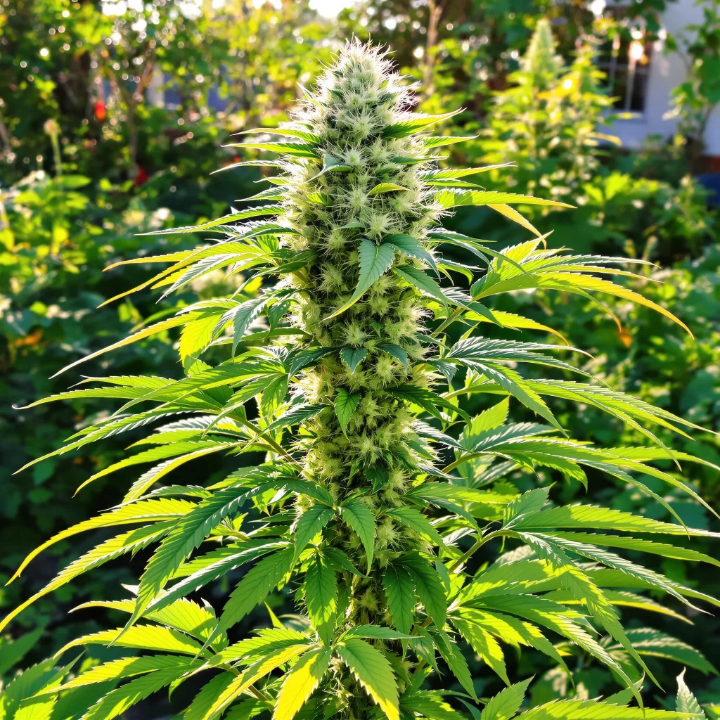 CBD Fast Eddy 42% indica / 58% sativa — fleur avec trichomes visibles