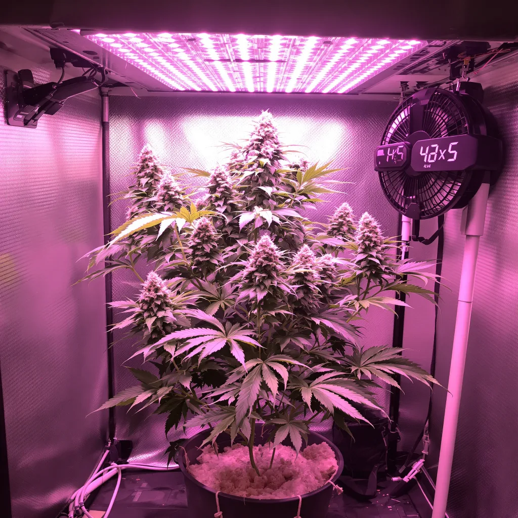 Plante de cannabis CBD Haze en floraison — 120-180 cm féminisée
