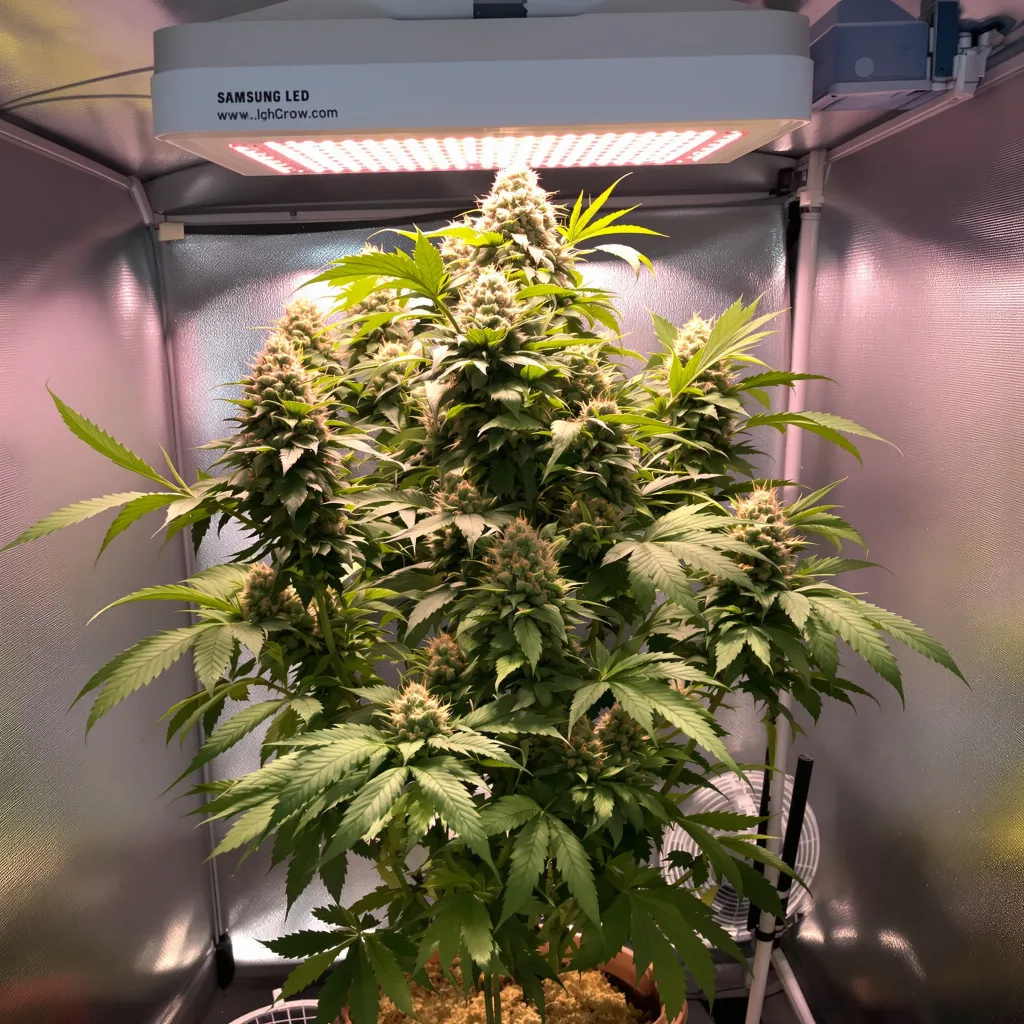 Plante de cannabis CBD MediHaze en floraison — 120-180 cm féminisée