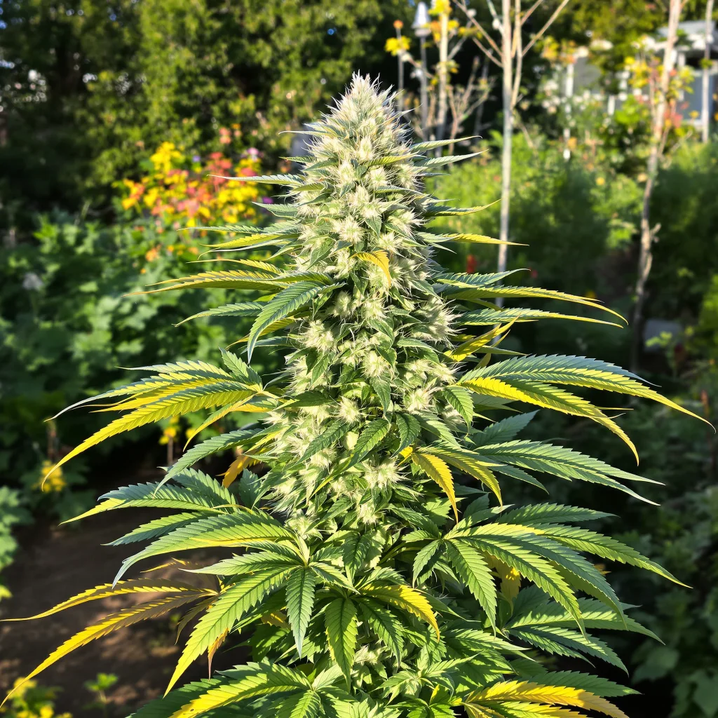 CBD MediHaze 59% indica / 41% sativa — fleur avec trichomes visibles