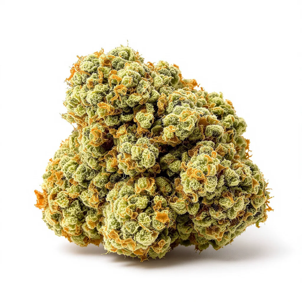 CBD MediHaze 59% indica / 41% sativa — fleur avec trichomes visibles