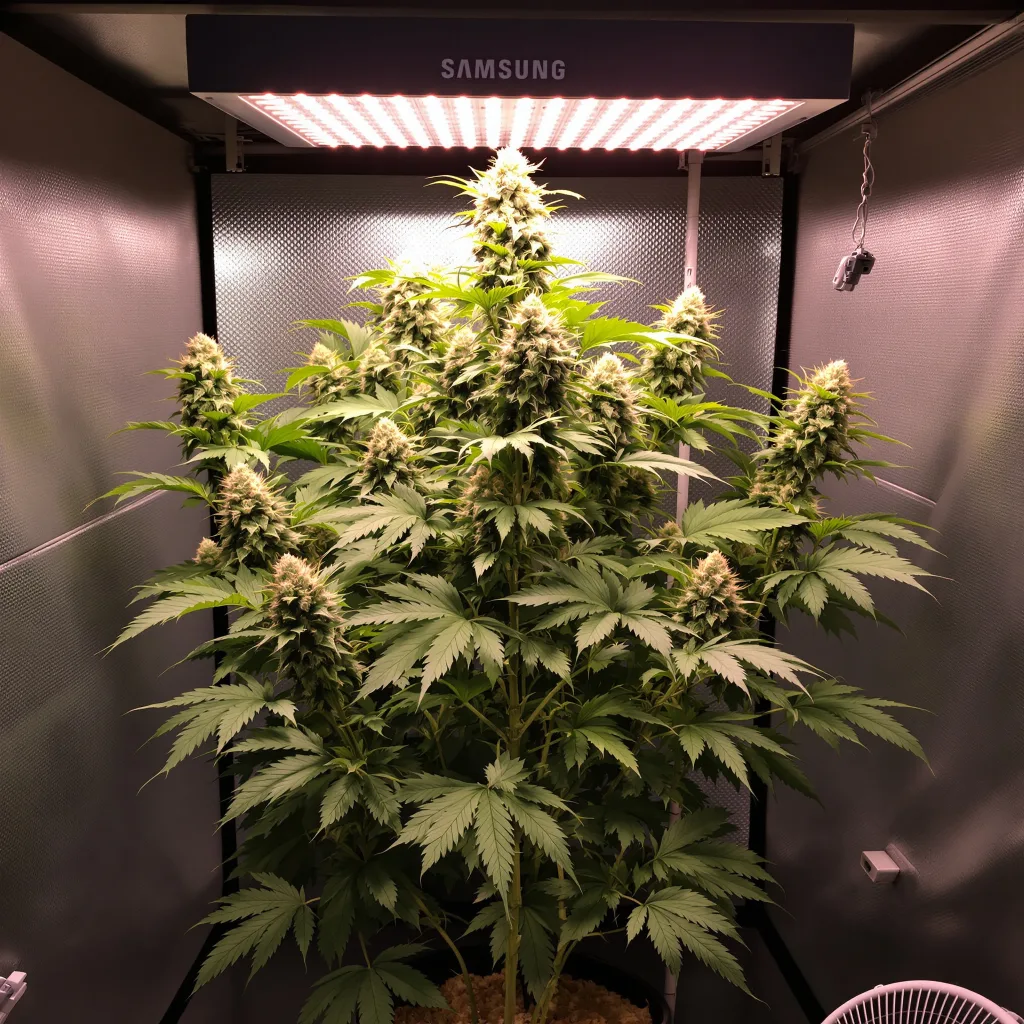 Plante de cannabis CBD OG Kush en floraison — 120-180 cm féminisée