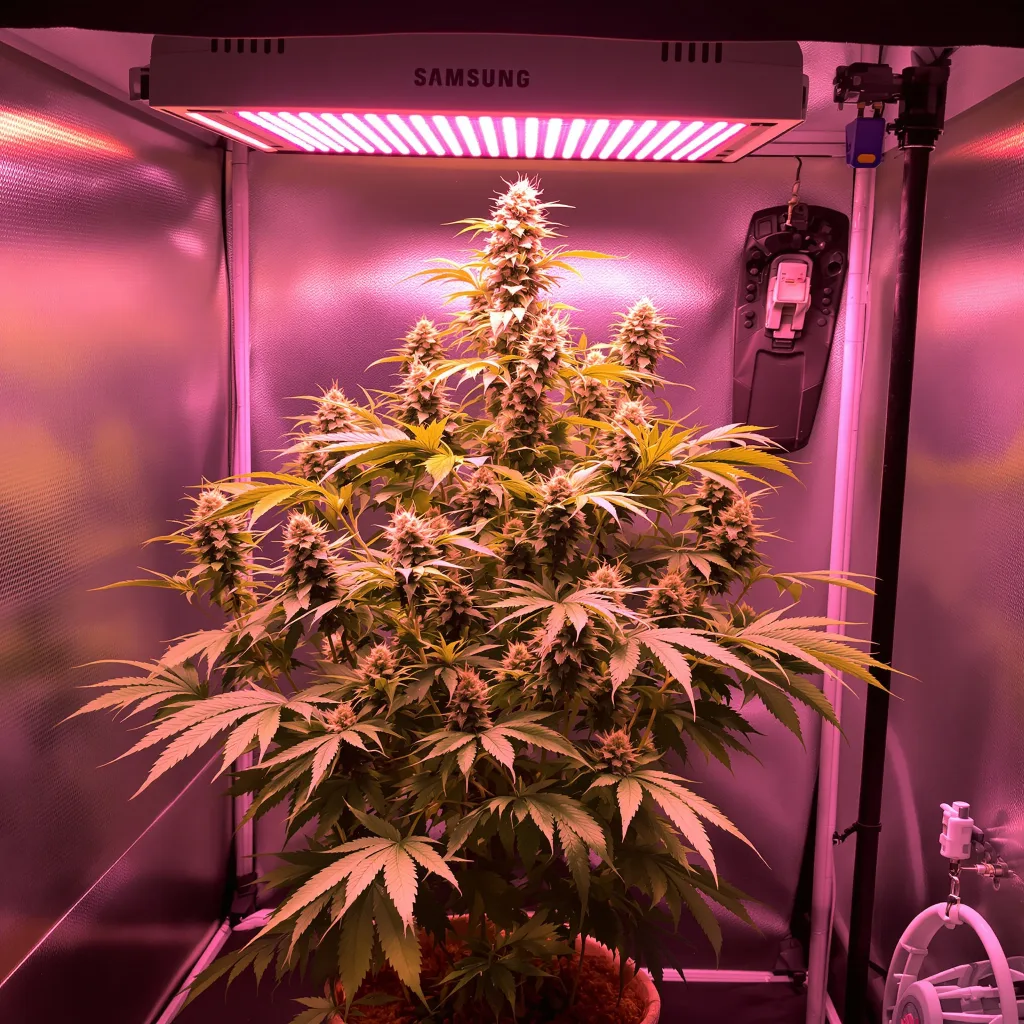 Plante de cannabis CBD Solomatic en floraison — 60-100 cm autofloraison