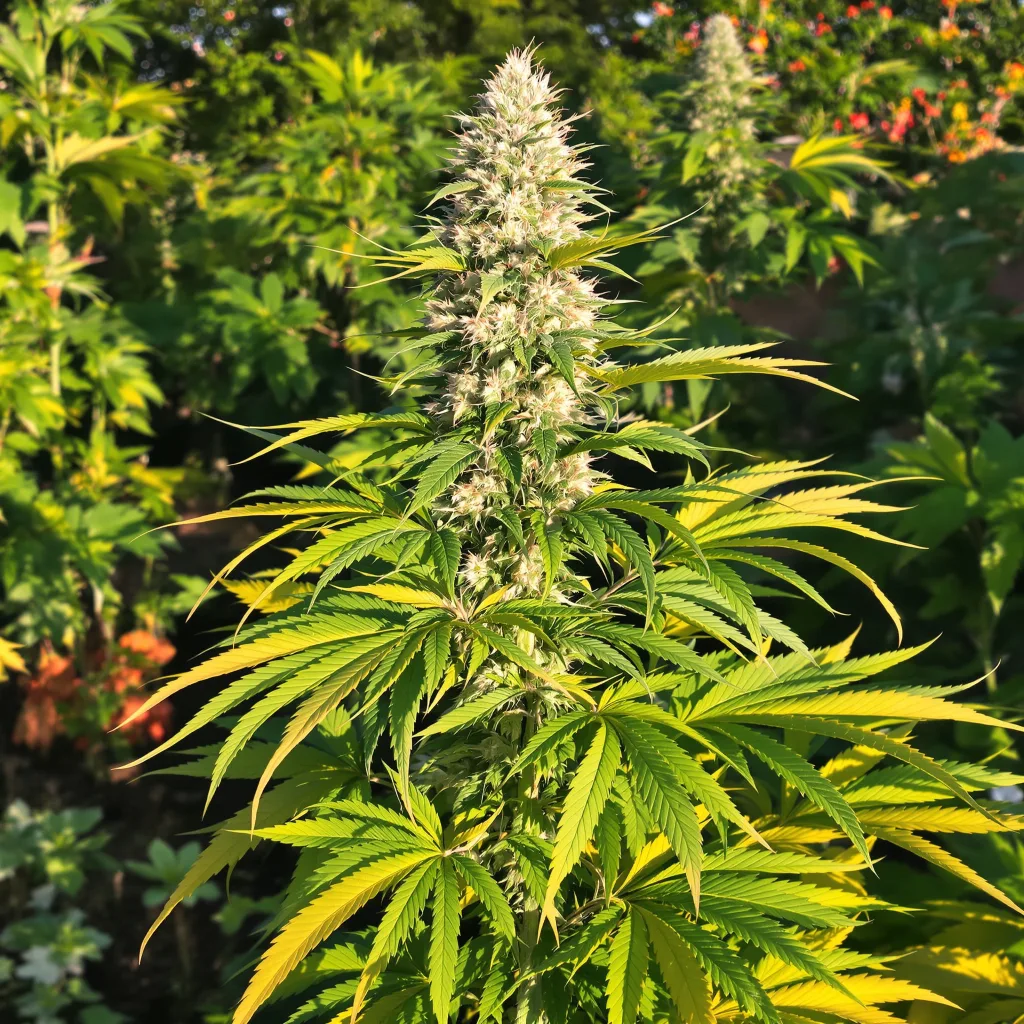 CBD Solomatic 59% indica / 41% sativa — fleur avec trichomes visibles