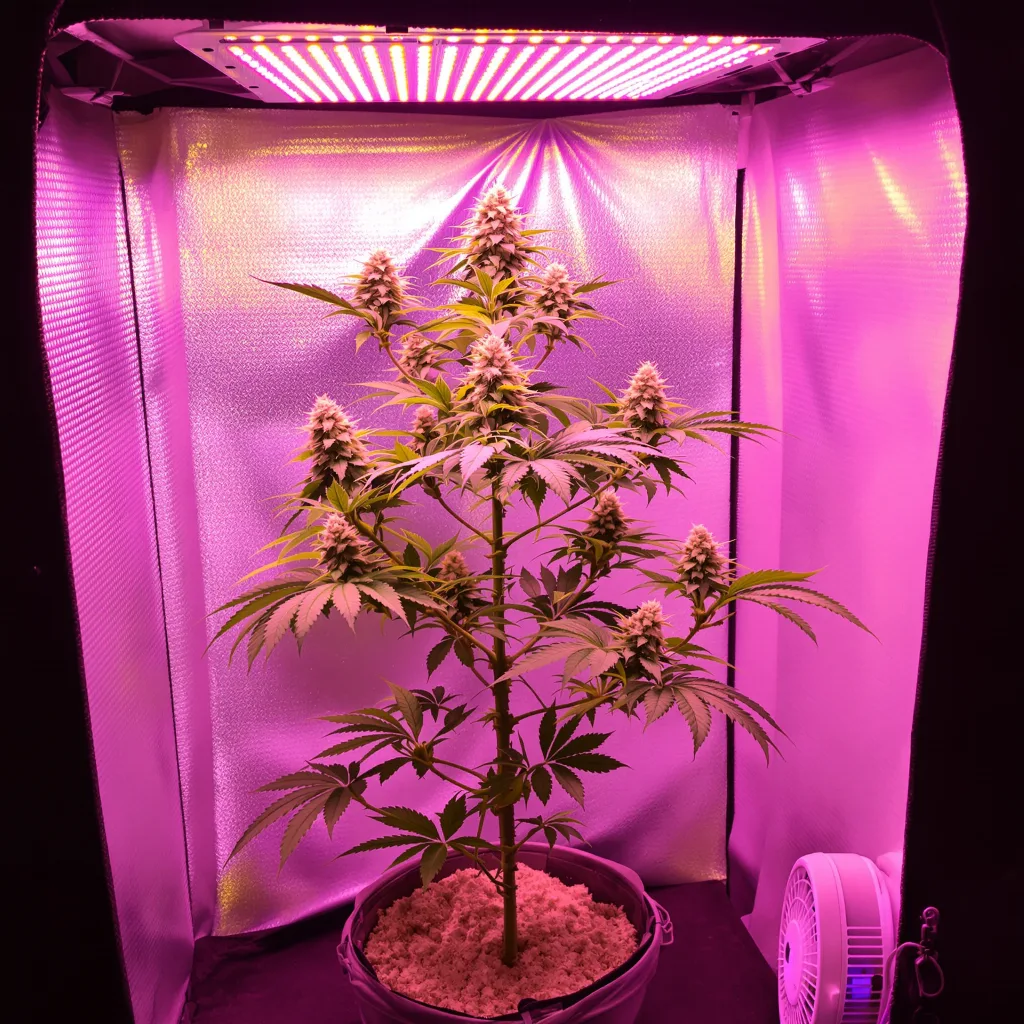 Plante de cannabis CBD Solomatic en floraison — 120-180 cm féminisée