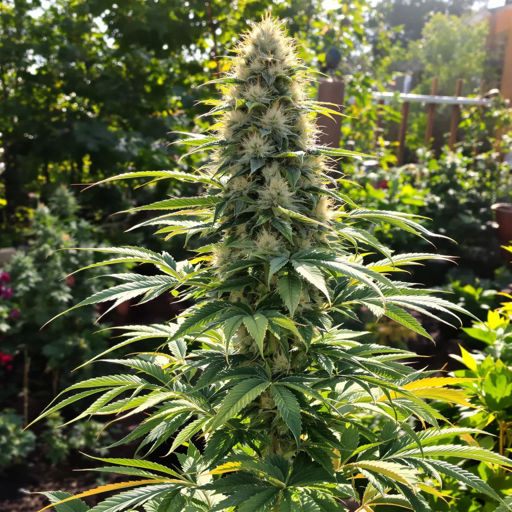 Cereal Milk 40% indica / 60% sativa — fleur avec trichomes visibles
