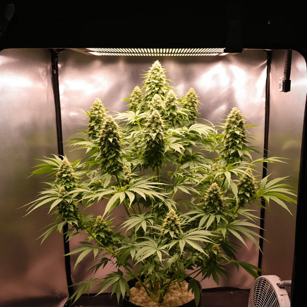 Plante de cannabis Charlie Sheen en floraison — 60-100 cm autofloraison