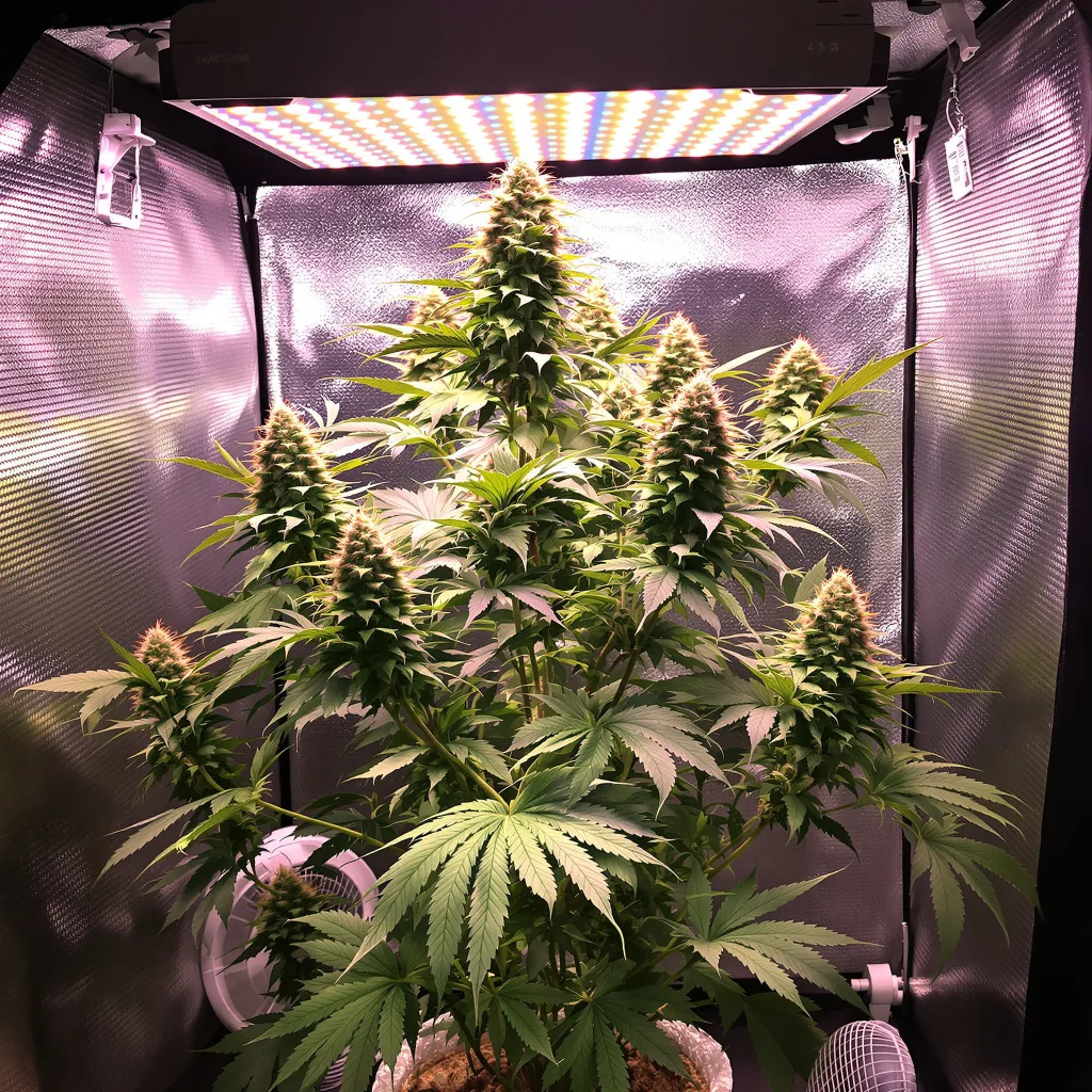 Plante de cannabis Cheese en floraison — 60-100 cm autofloraison