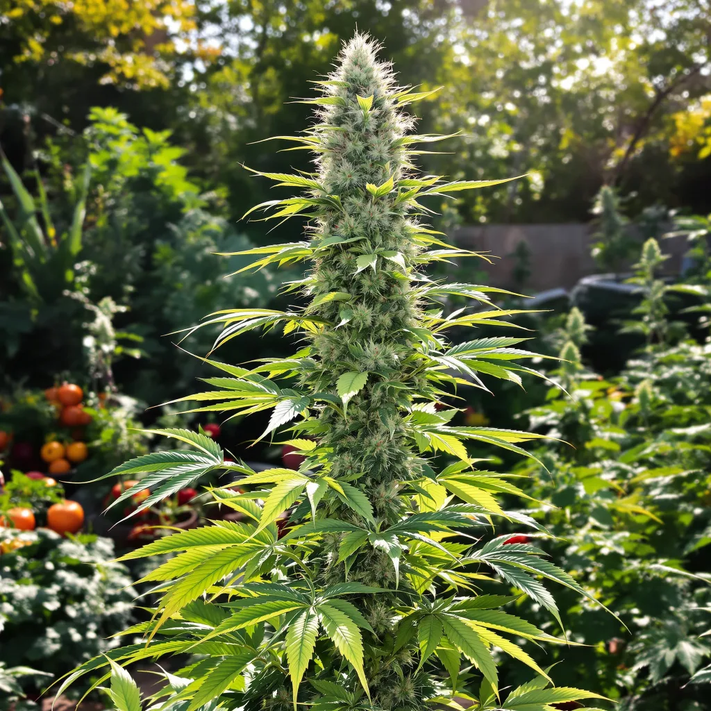 Cheese 60% indica / 40% sativa — fleur avec trichomes visibles