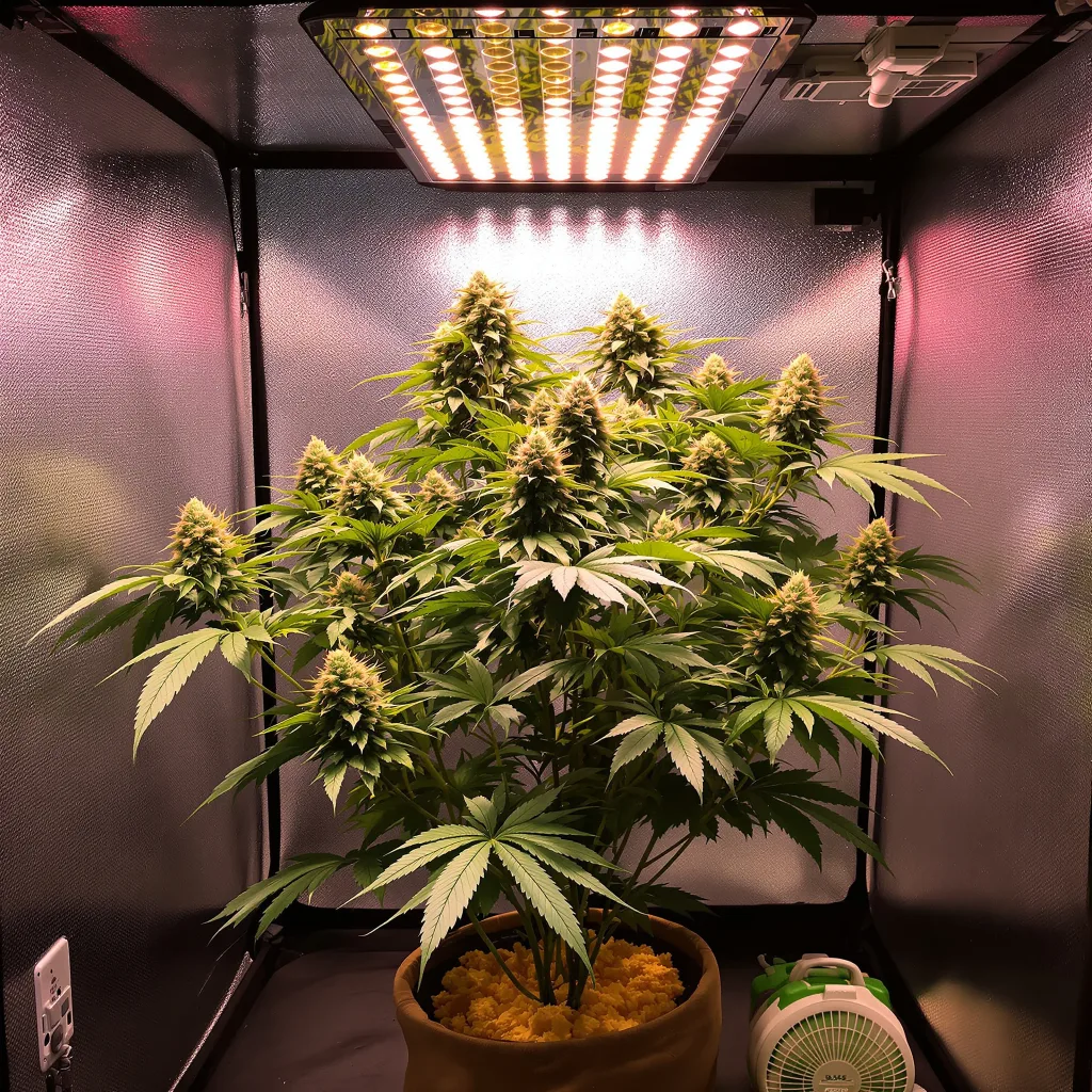 Plante de cannabis Cheese Quake en floraison — 90-130 cm féminisée