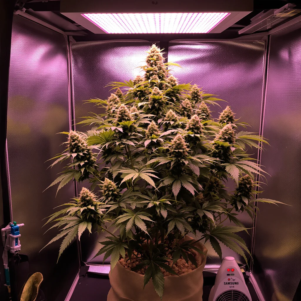 Plante de cannabis Cheeseburger en floraison — 60-100 cm autofloraison