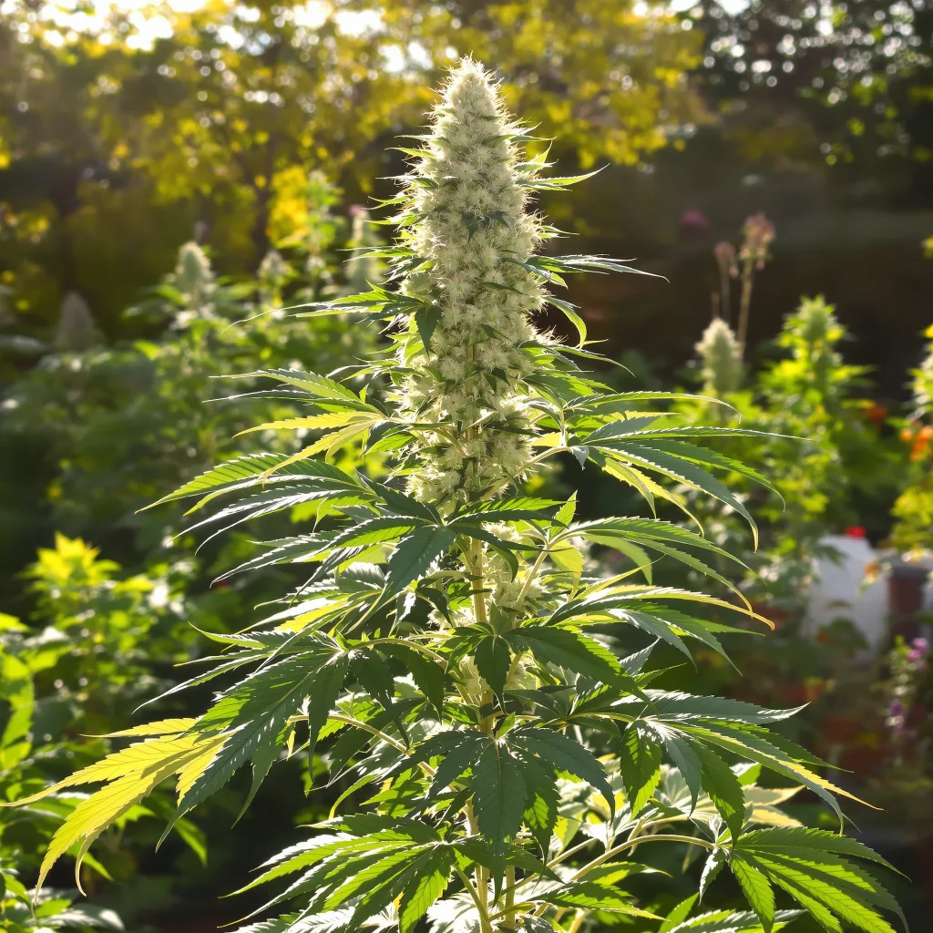Chem Crush 40% indica / 60% sativa — fleur avec trichomes visibles