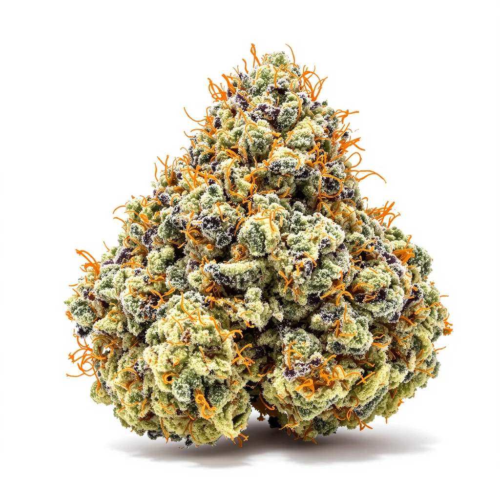 Chem Crush 40% indica / 60% sativa — fleur avec trichomes visibles