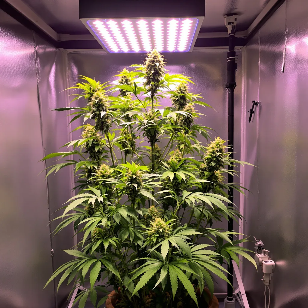 Plante de cannabis Chem Valley Kush en floraison — 150-200 cm féminisée