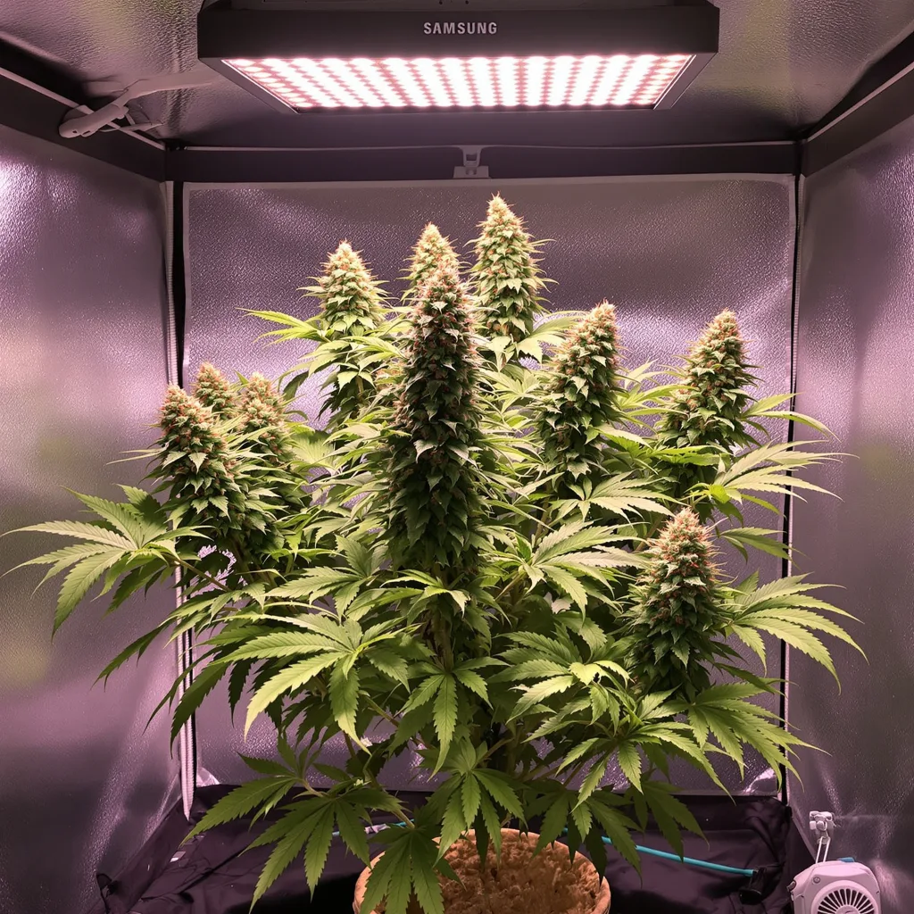 Plante de cannabis Chemdawg 91 en floraison — 120-180 cm féminisée