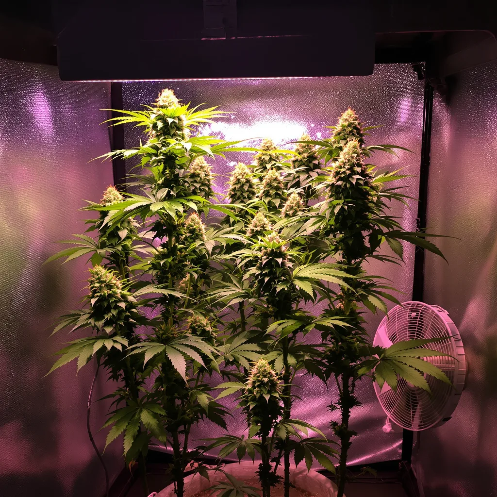 Plante de cannabis Chemdawg Sour Diesel en floraison — 120-180 cm féminisée
