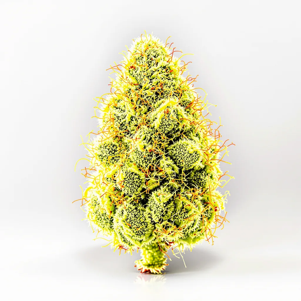 Cherry AK-47 9% indica / 91% sativa — fleur avec trichomes visibles