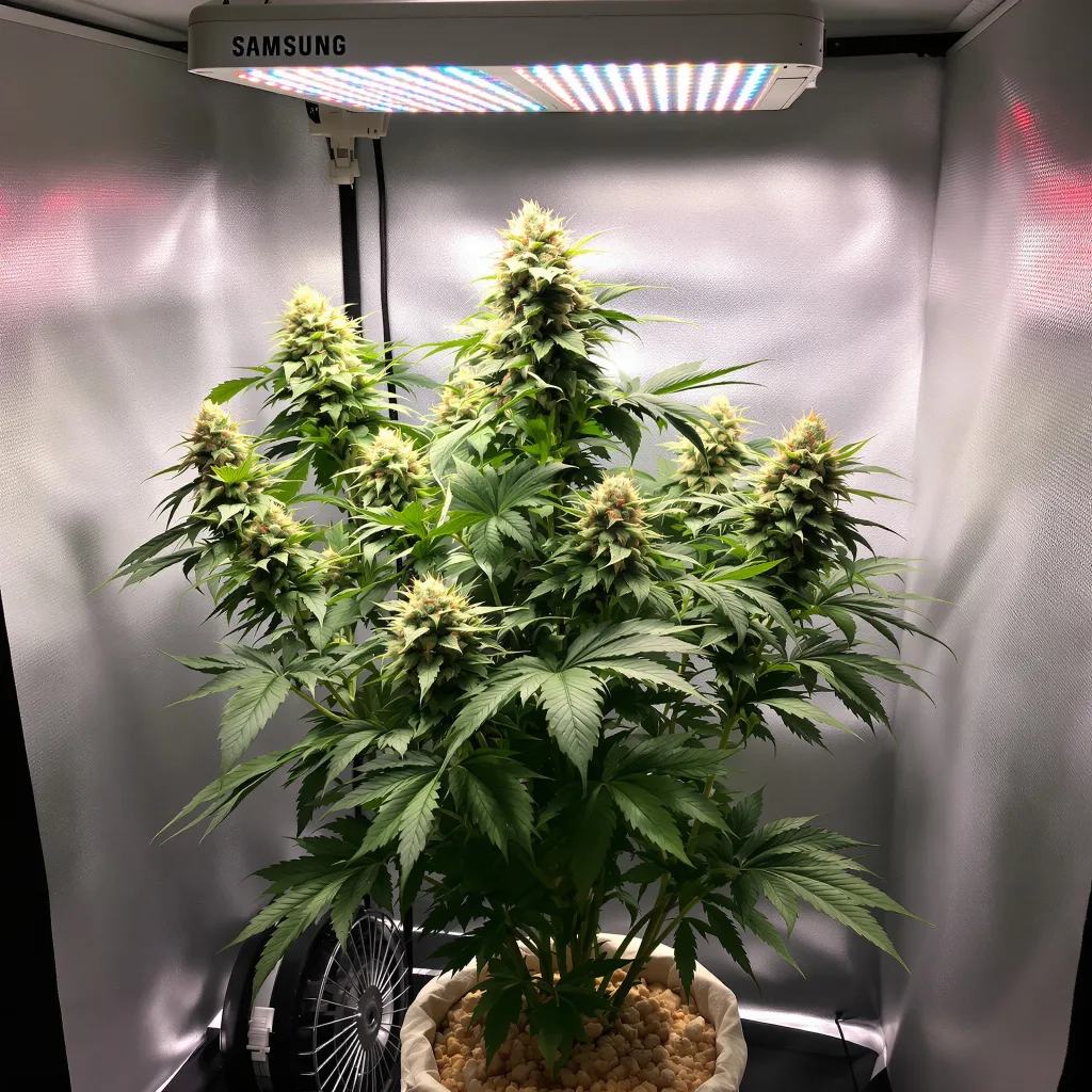 Plante de cannabis Cherry Chem en floraison — 120-180 cm féminisée