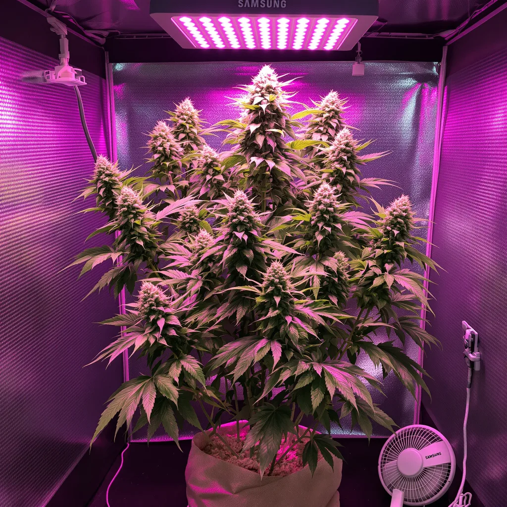Plante de cannabis Cherry Diesel en floraison — 60-100 cm autofloraison