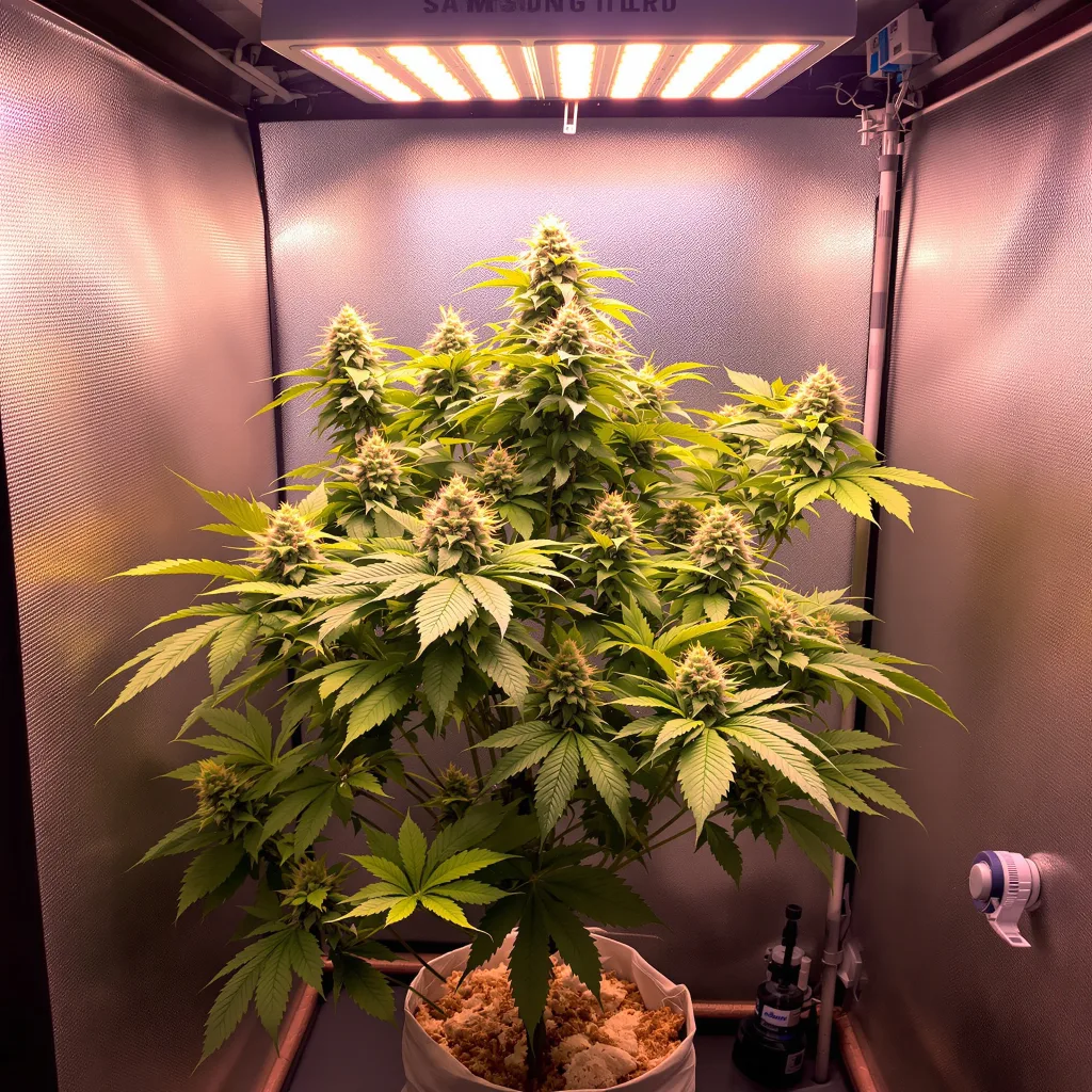 Plante de cannabis Cherry Kola en floraison — 90-130 cm féminisée