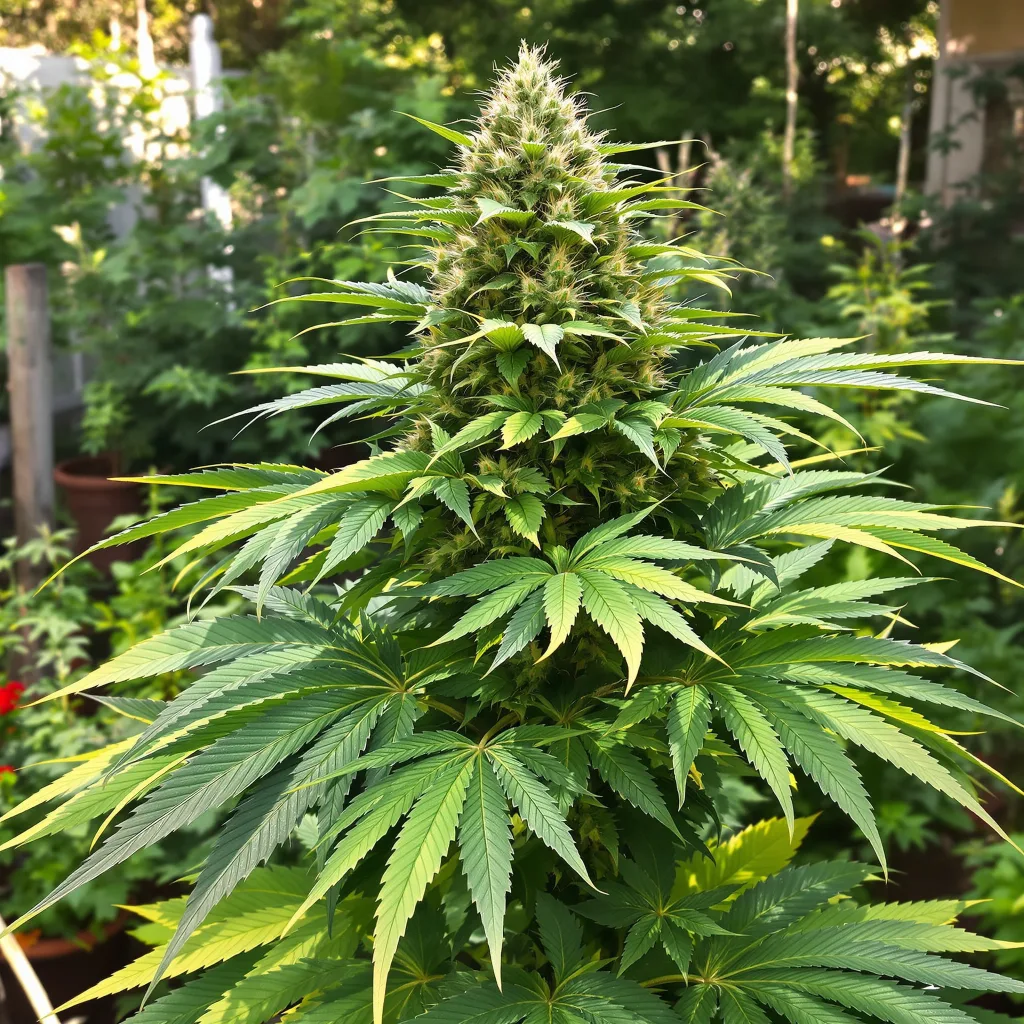 Cherry Kush 75% indica / 25% sativa — fleur avec trichomes visibles