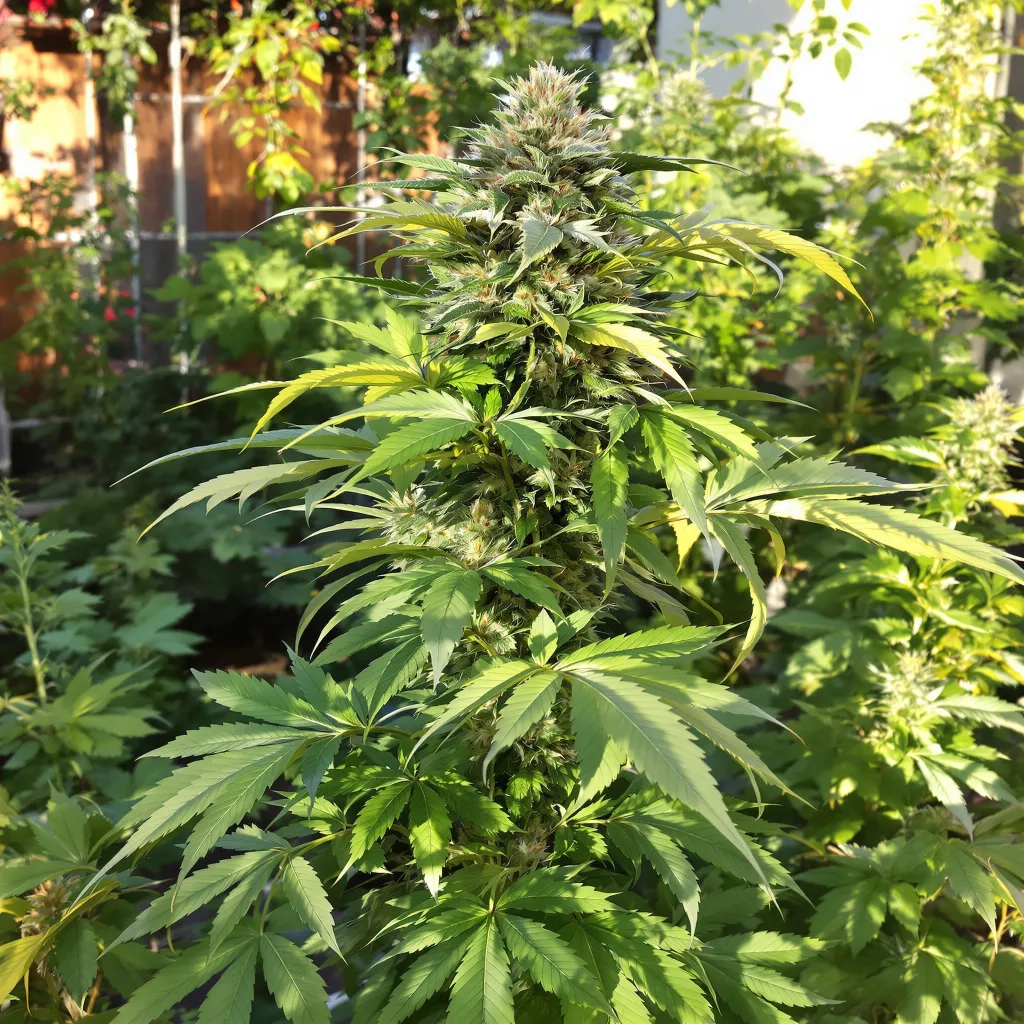 Cherry Kush 75% indica / 25% sativa — fleur avec trichomes visibles