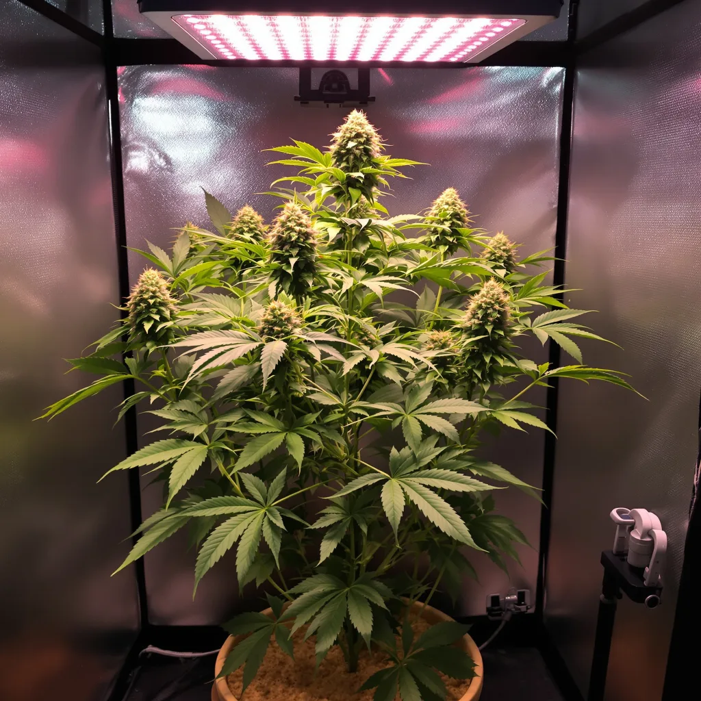 Plante de cannabis Chocolate Chunk en floraison — 60-100 cm autofloraison