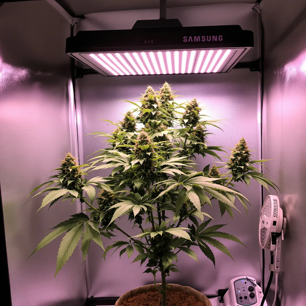 Plante de cannabis Chocolate Chunk en floraison — 90-130 cm féminisée