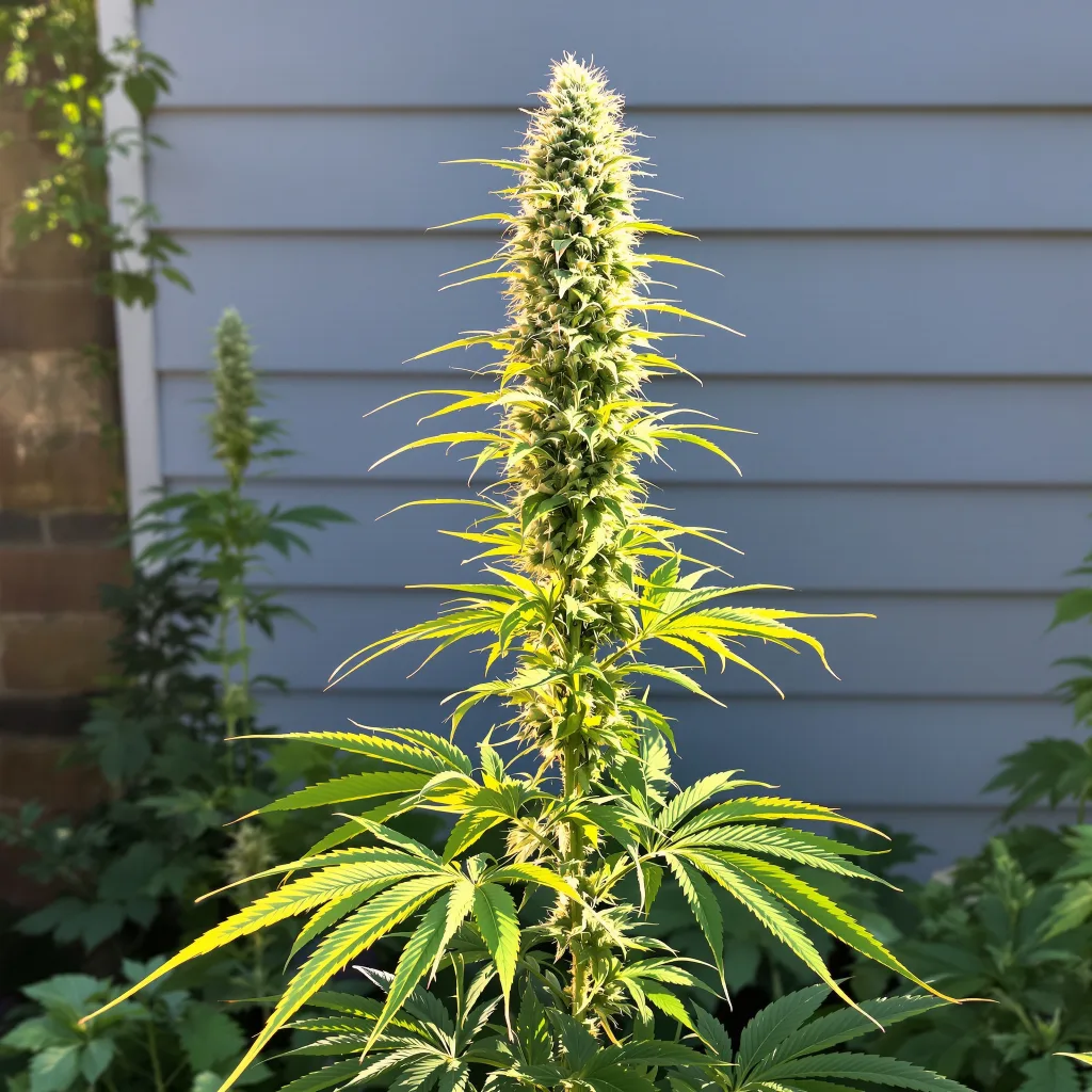 Chocolope 18% indica / 82% sativa — fleur avec trichomes visibles