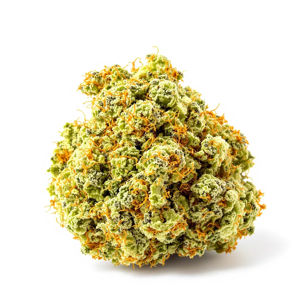 Chocolope 18% indica / 82% sativa — fleur avec trichomes visibles