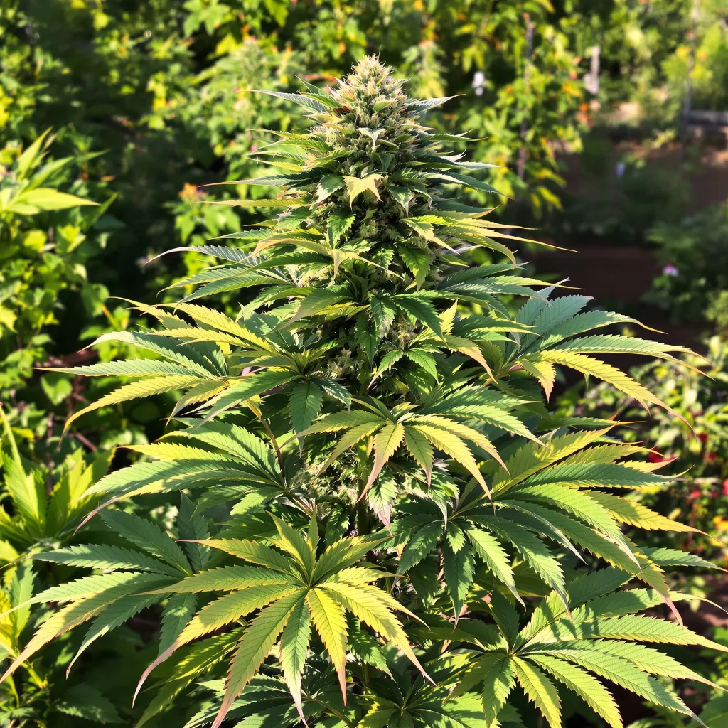 Chocolope Kush 79% indica / 21% sativa — fleur avec trichomes visibles